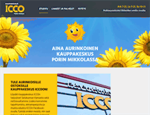 Tablet Screenshot of icco.fi